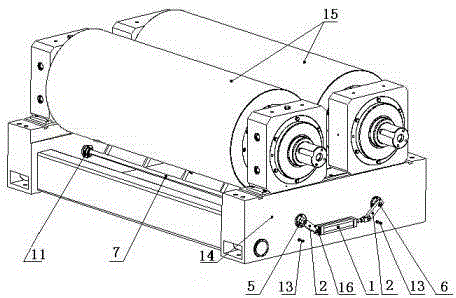 Pneumatic scraper mechanism capable of automatically regulating degree of parallelism between milling roll bus and scraper blade surface