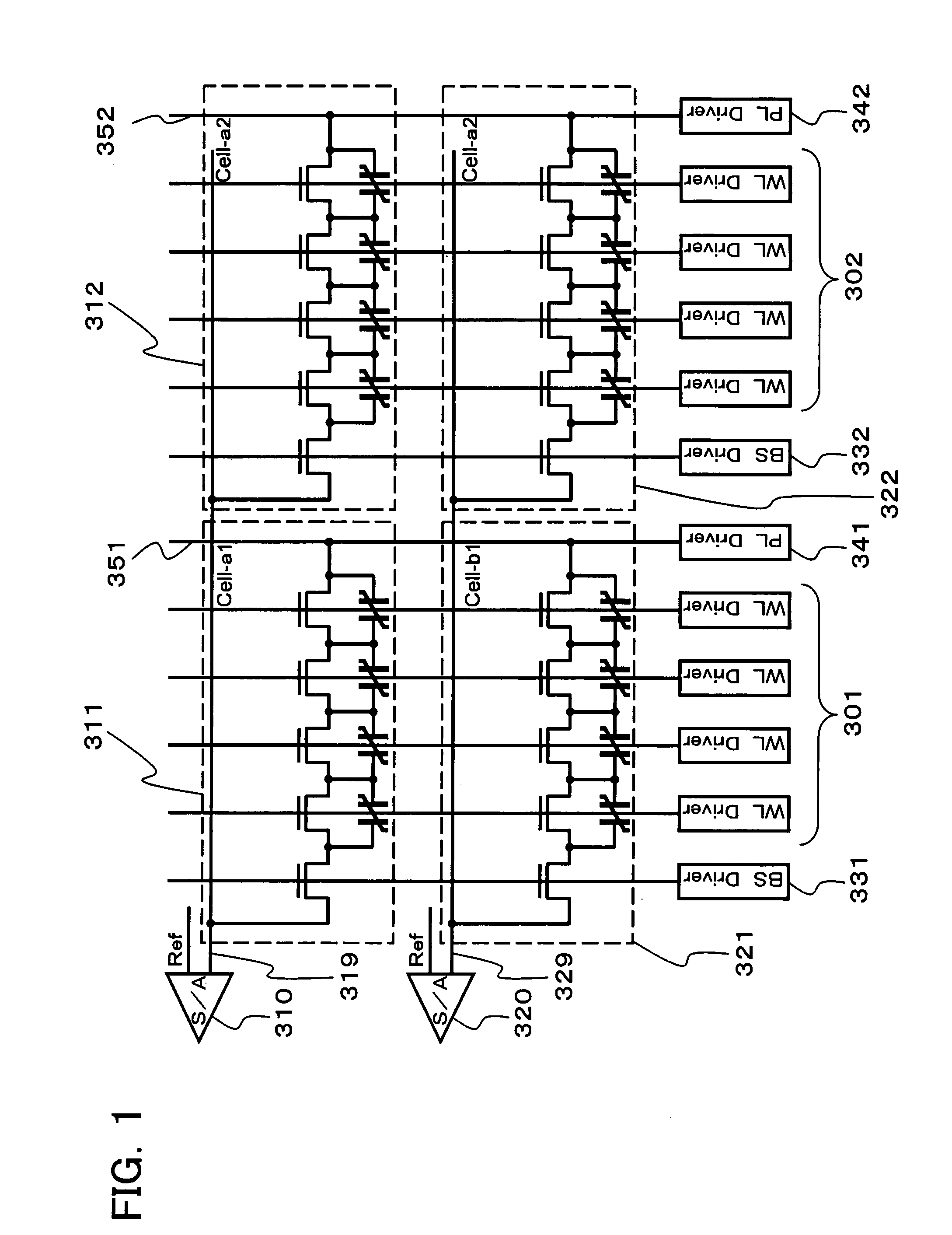 Ferroelectric semiconductor memory device