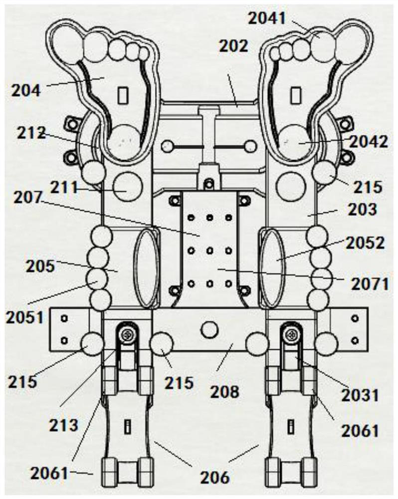 Electric lumbodorsal region massage device