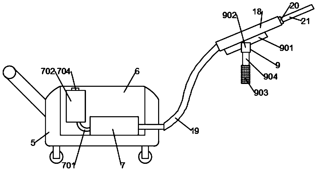 Production device and preparation method of electrified cleaning agents for electrical equipment