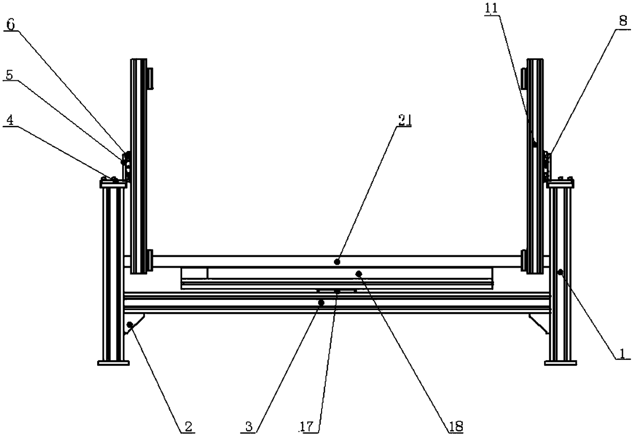 Split type pushing-blocking device