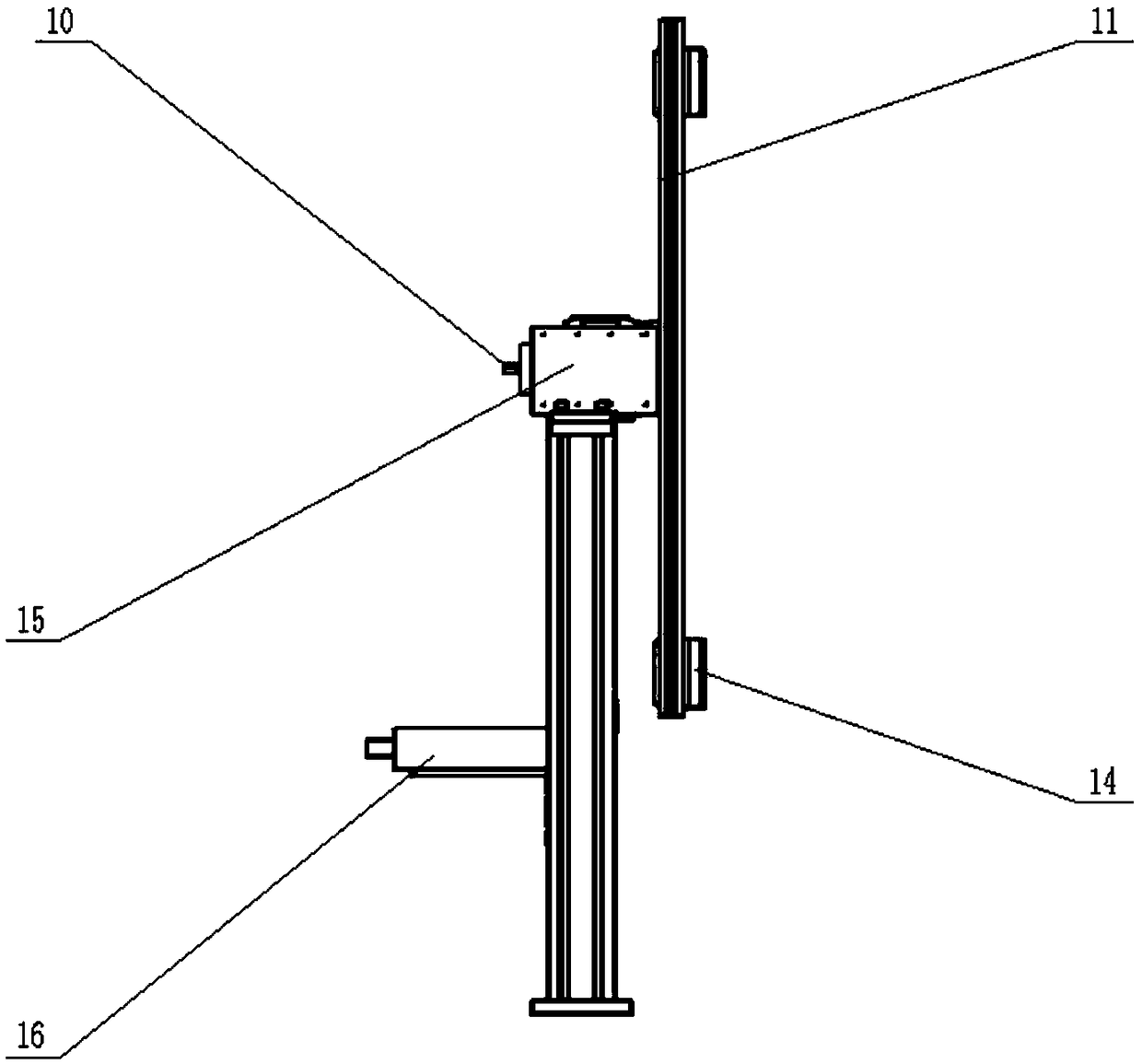 Split type pushing-blocking device