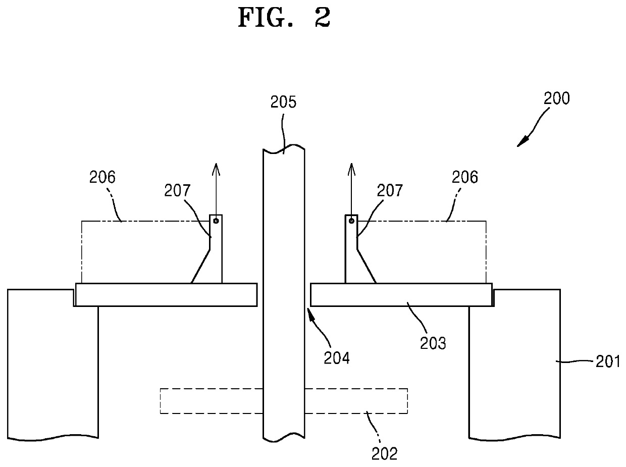 Molten material stirring system and method for stirring the material