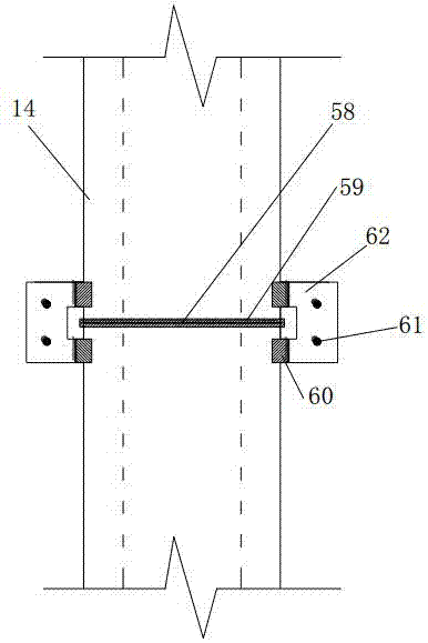 A roadbed pile-slab width-splicing structure and its construction method