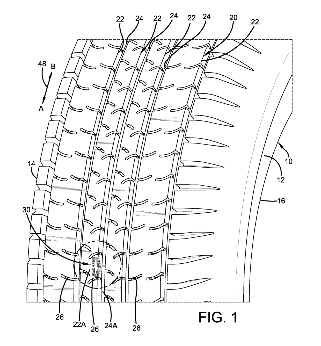 Tread wear indicator