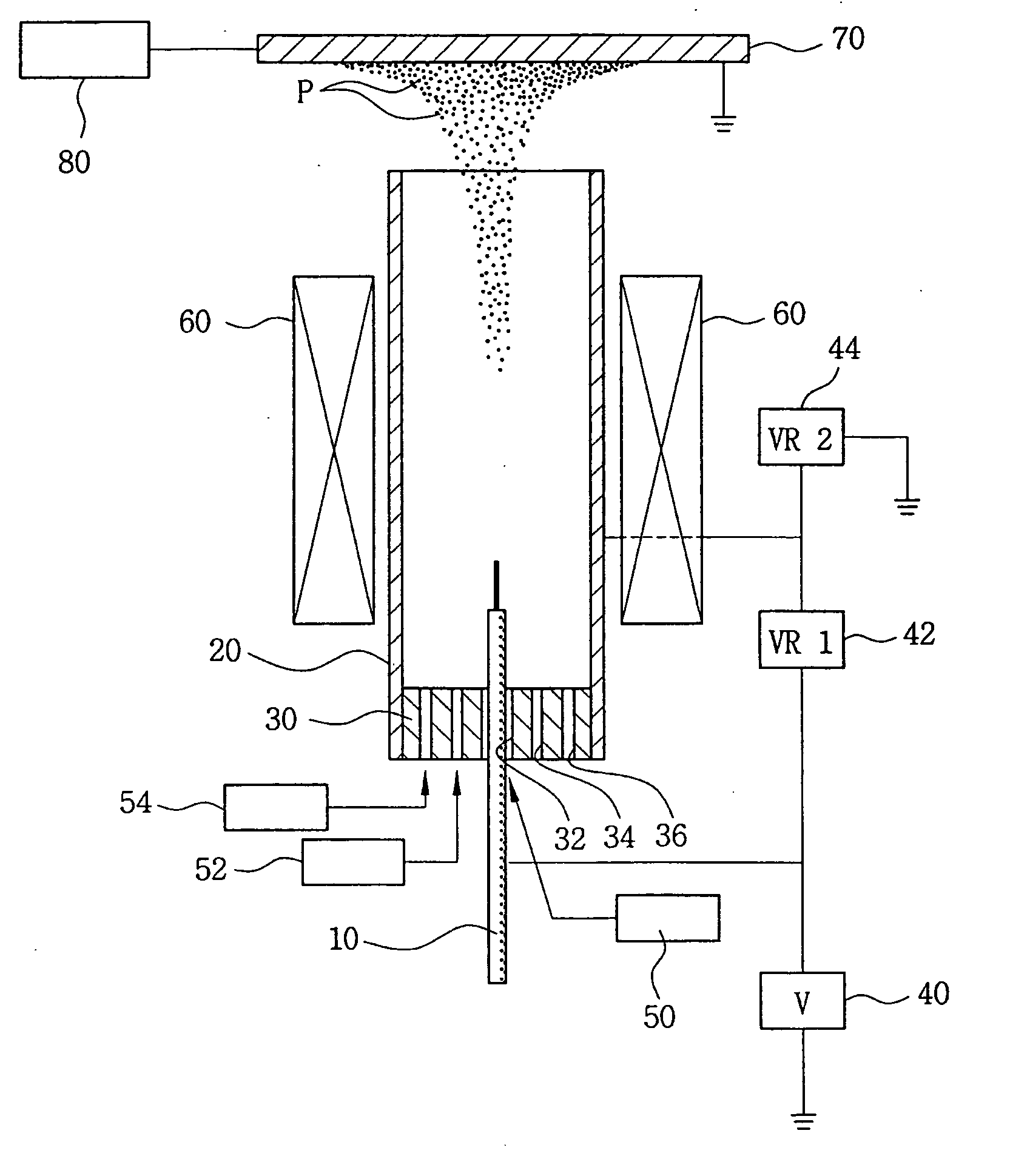 Apparatus for manufacturing particles using corona discharge and method thereof