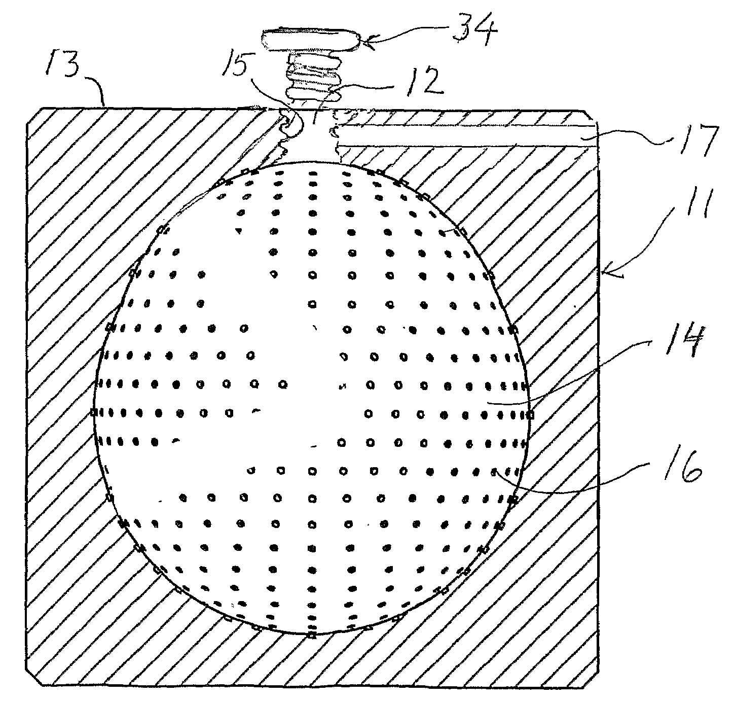 Container and method and device for manufacturing of such containers