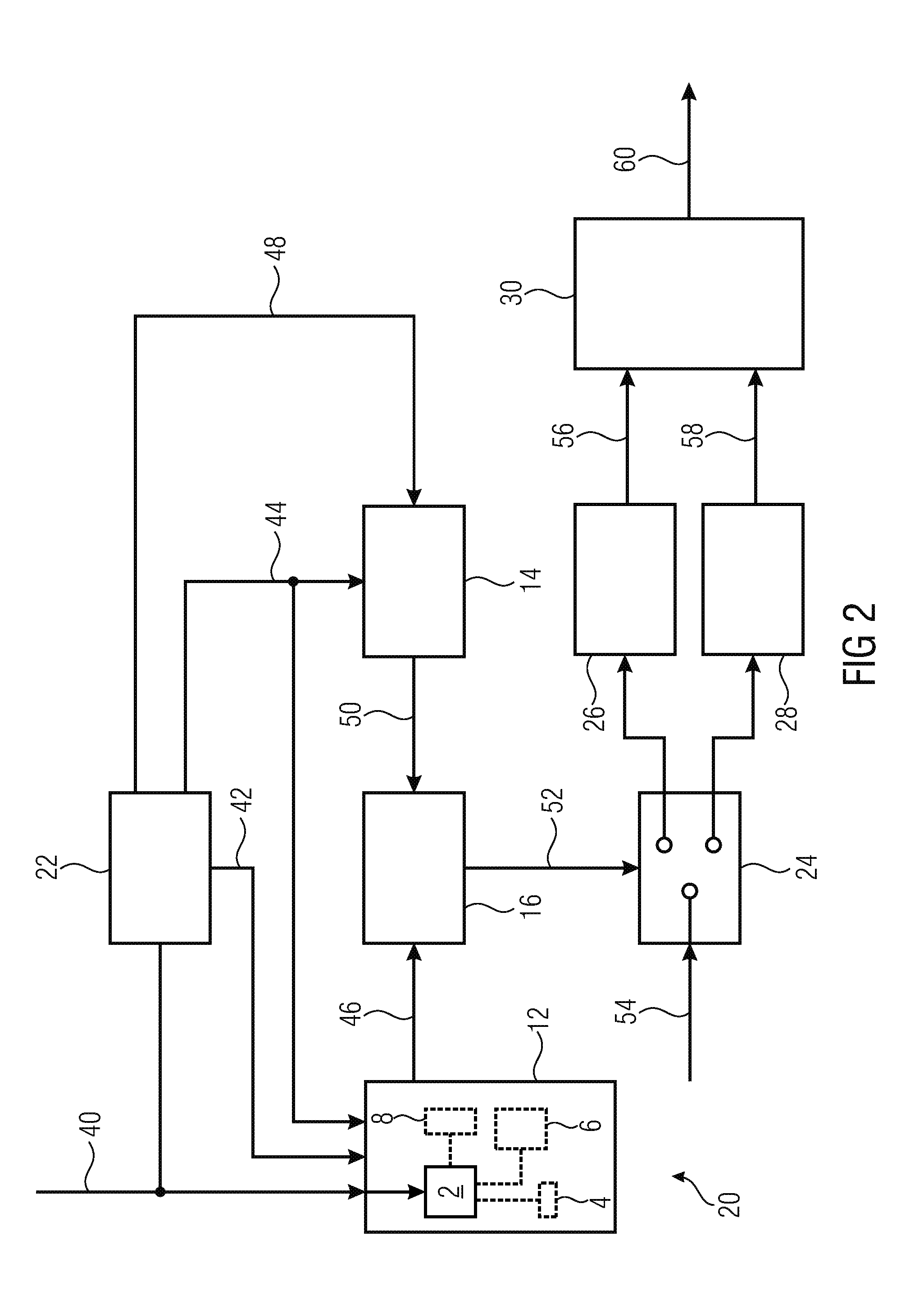 Apparatus and method for selecting one of a first encoding algorithm and a second encoding algorithm using harmonics reduction