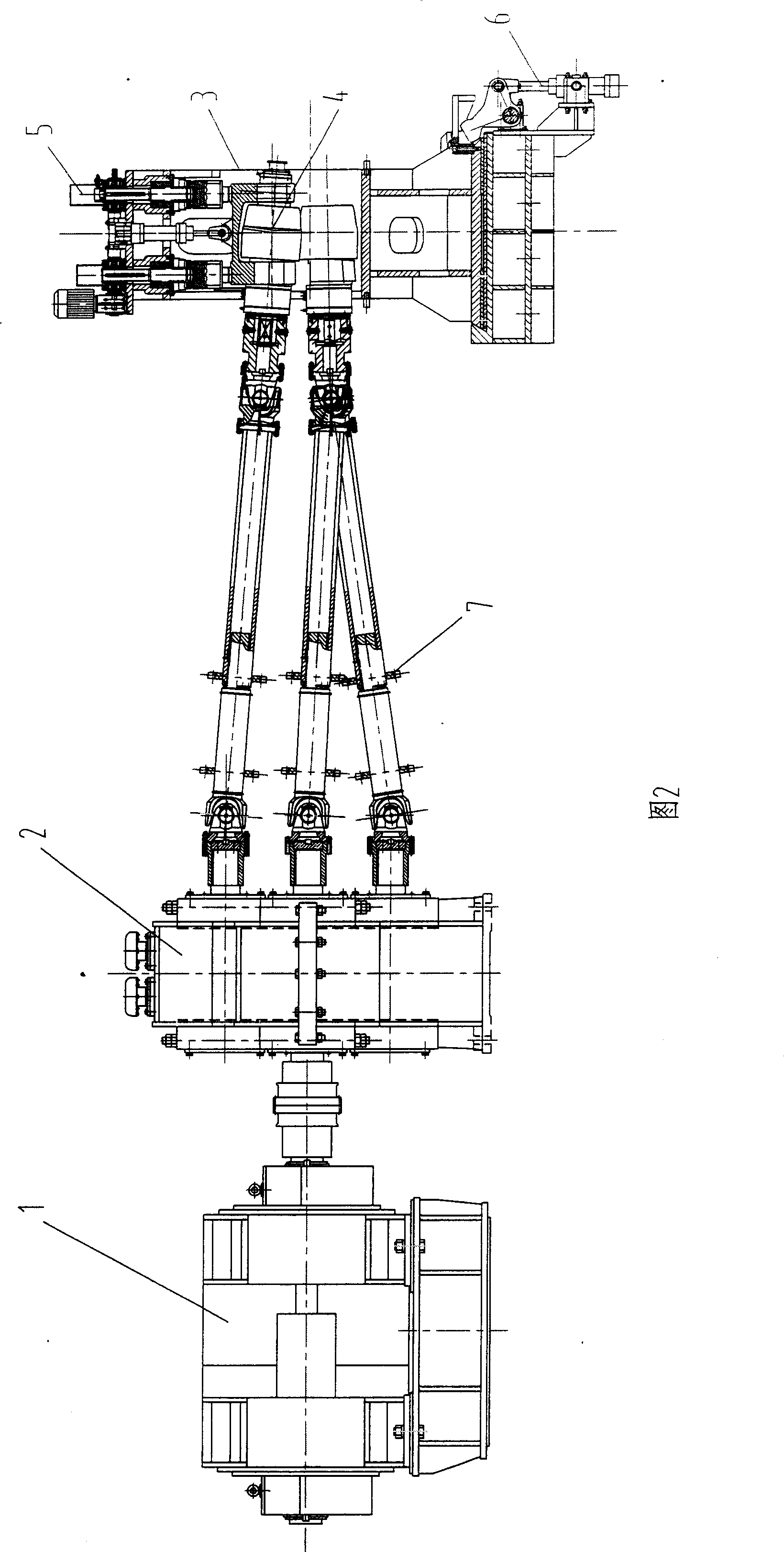 Three-roller pipe rolling apparatus