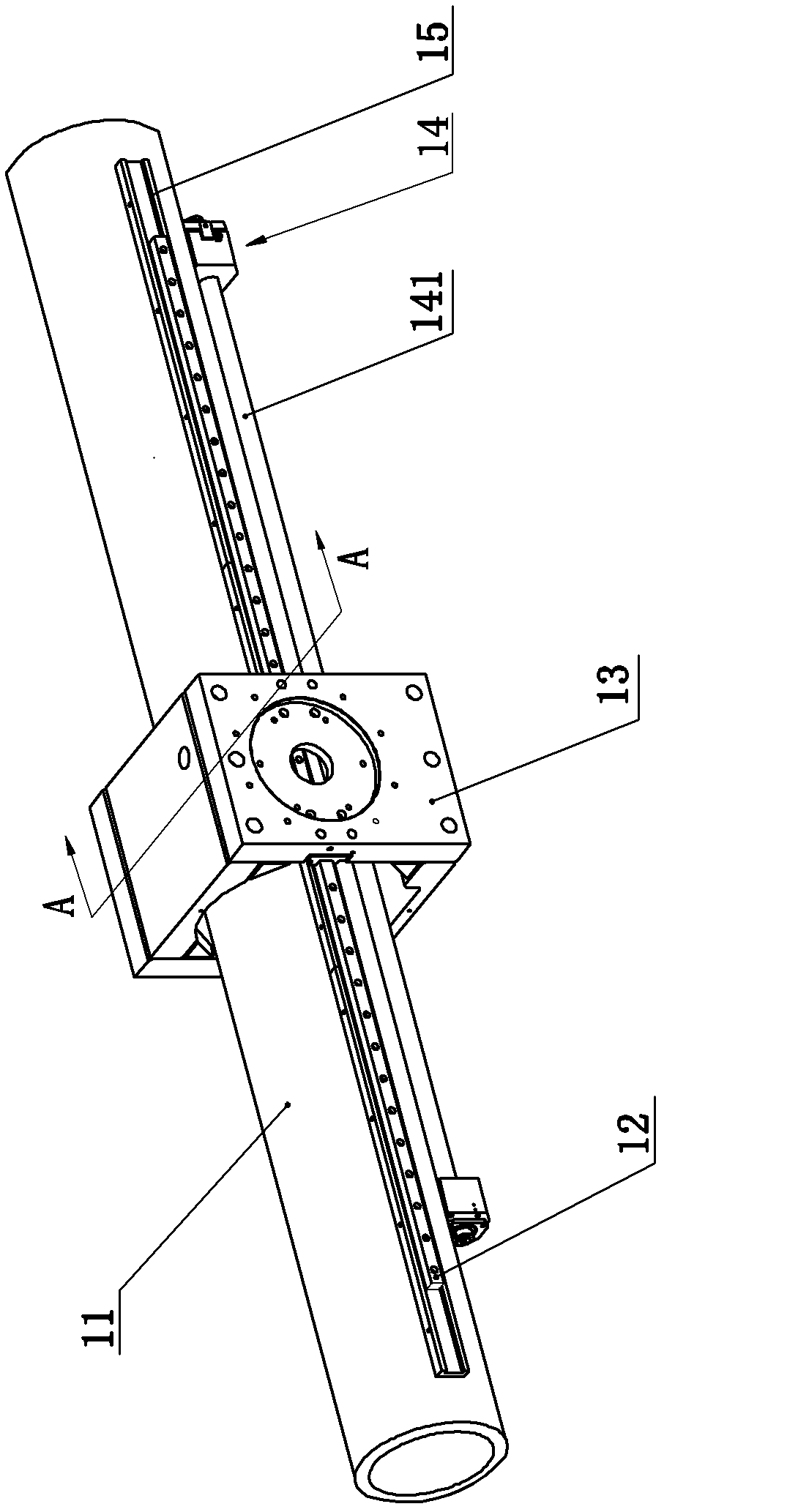 Orthogonal three-axis machine tool