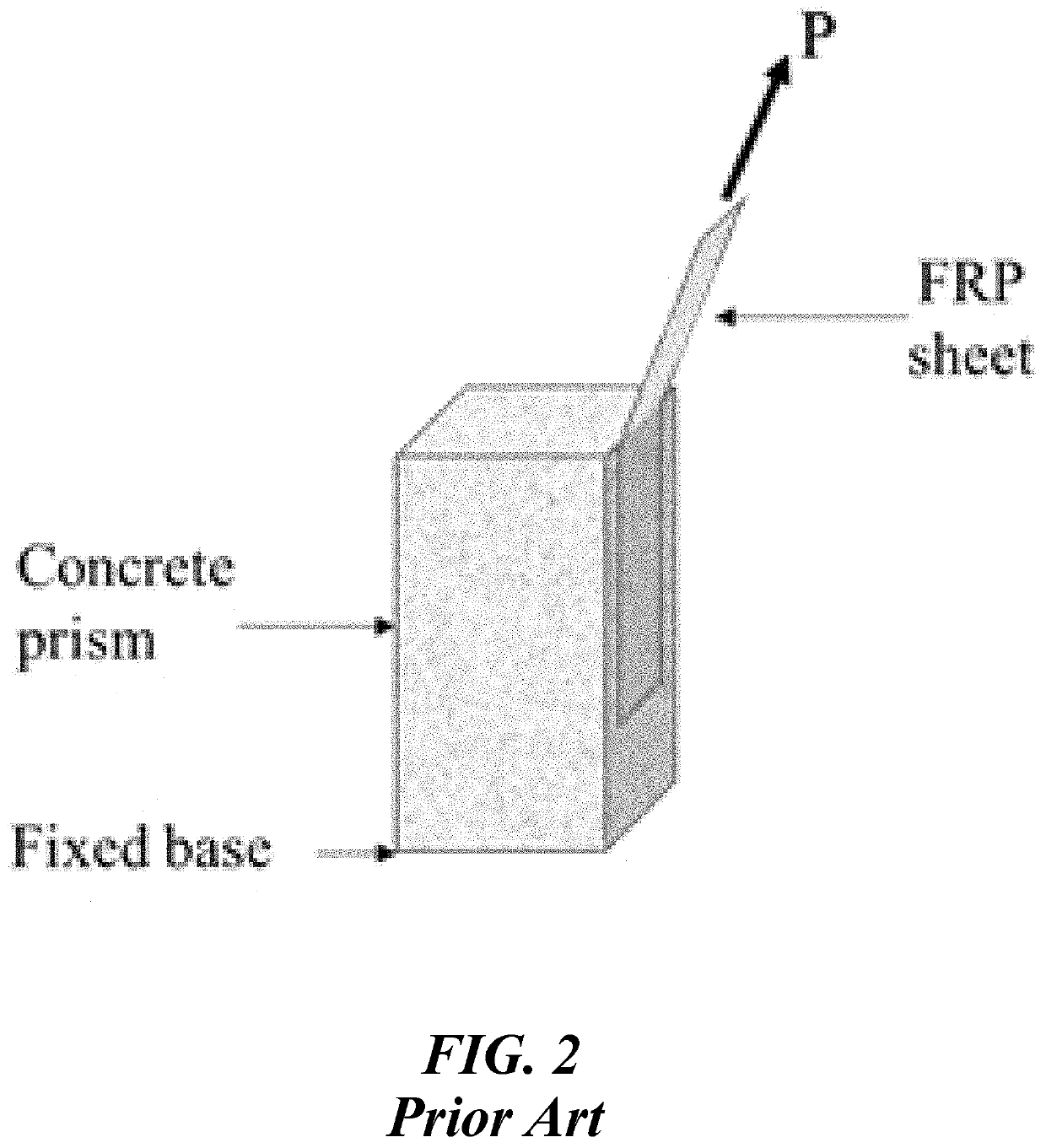 Debonding test apparatus for measuring bond strength to concrete