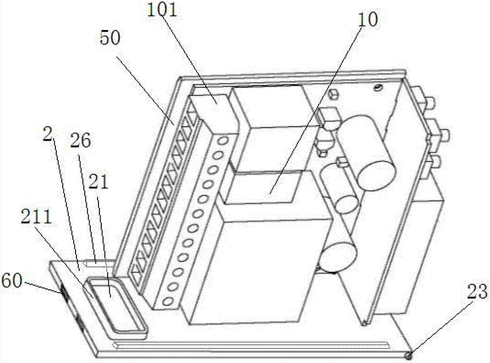 Waterproof embedded electronic device