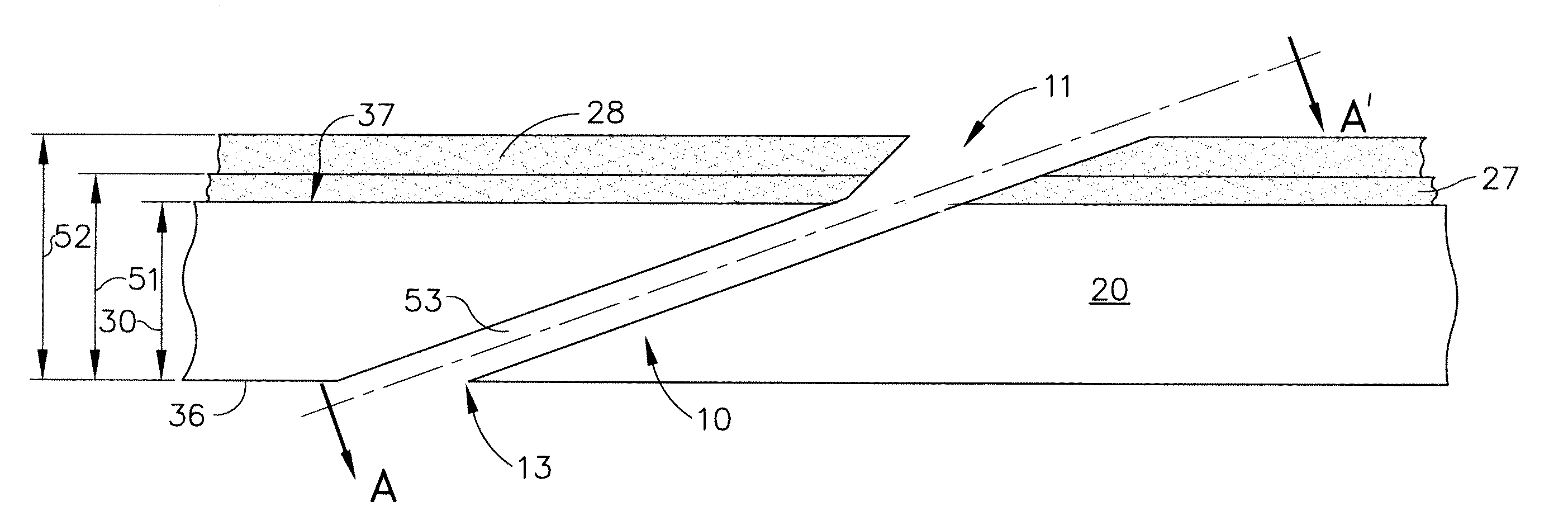 Substrate with shaped cooling holes and methods of manufacture