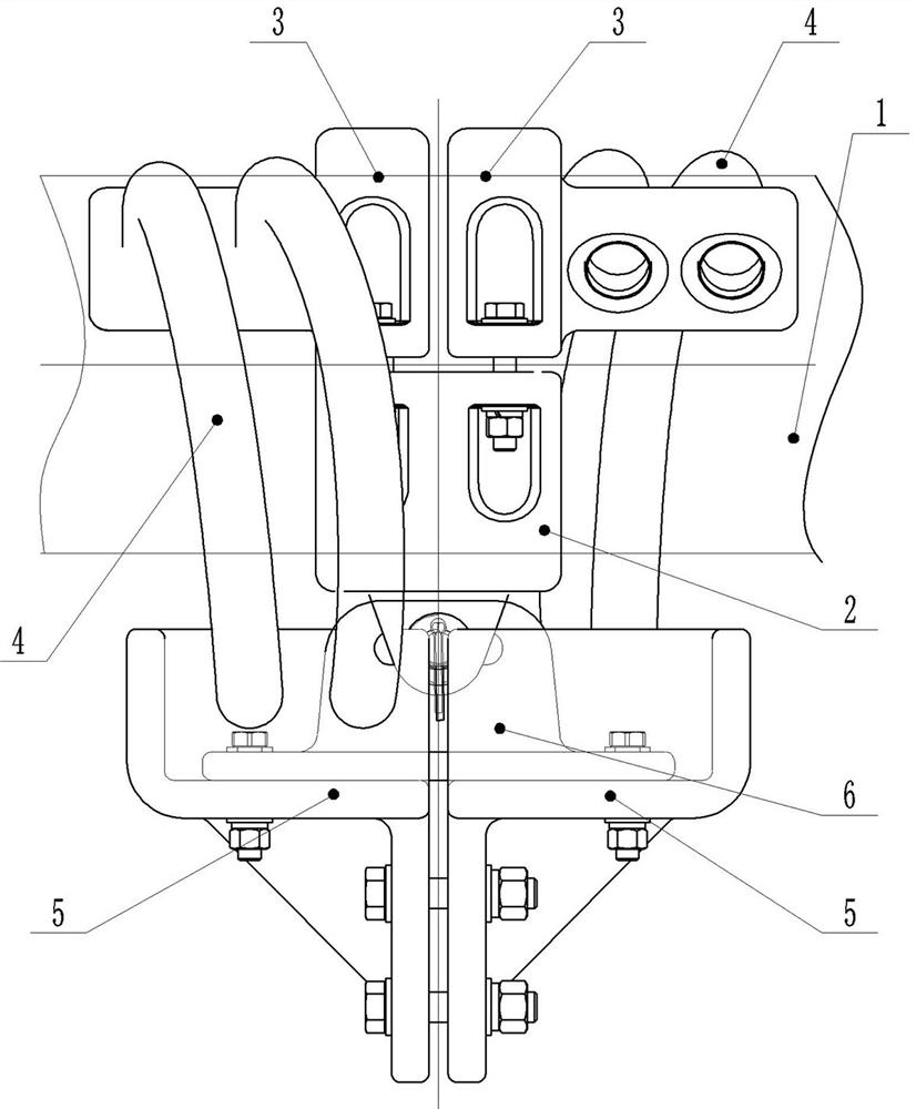 Tube bus T-connection fittings