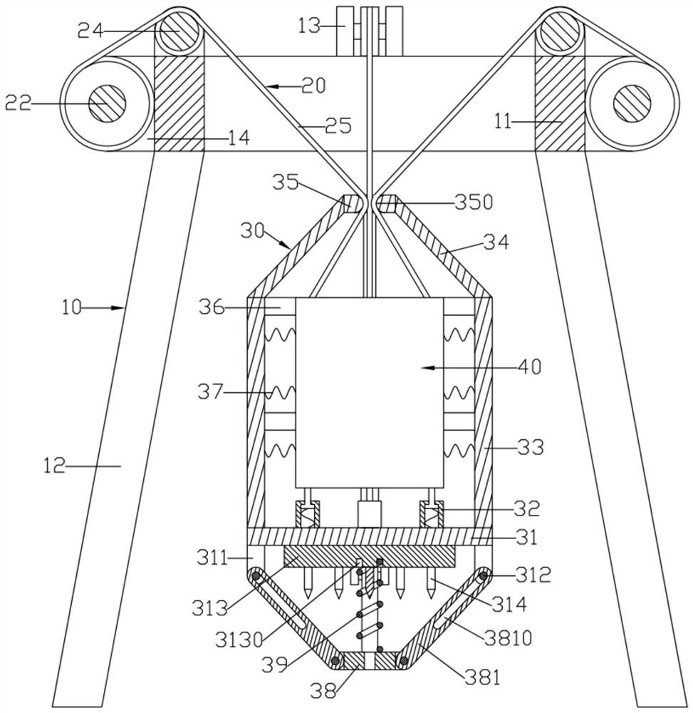 Submersible pump capable of stably ascending and descending