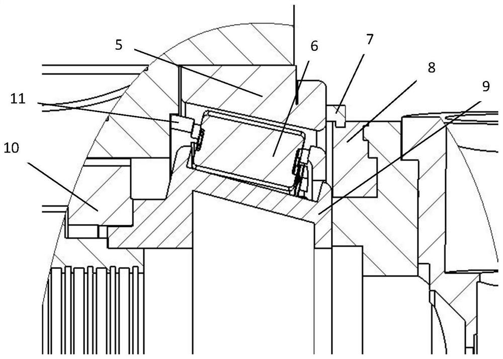Structure for improving rigidity of offset type swing angle milling head