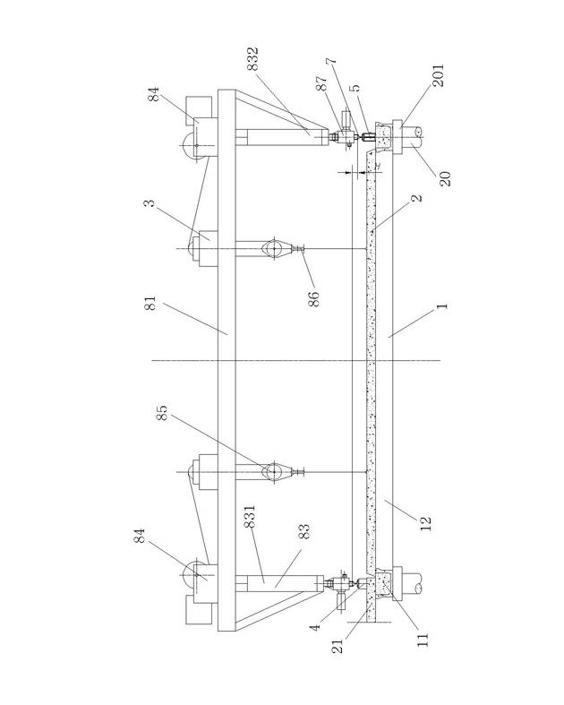 Method for building dock by lifting precast panels with simple portal crane