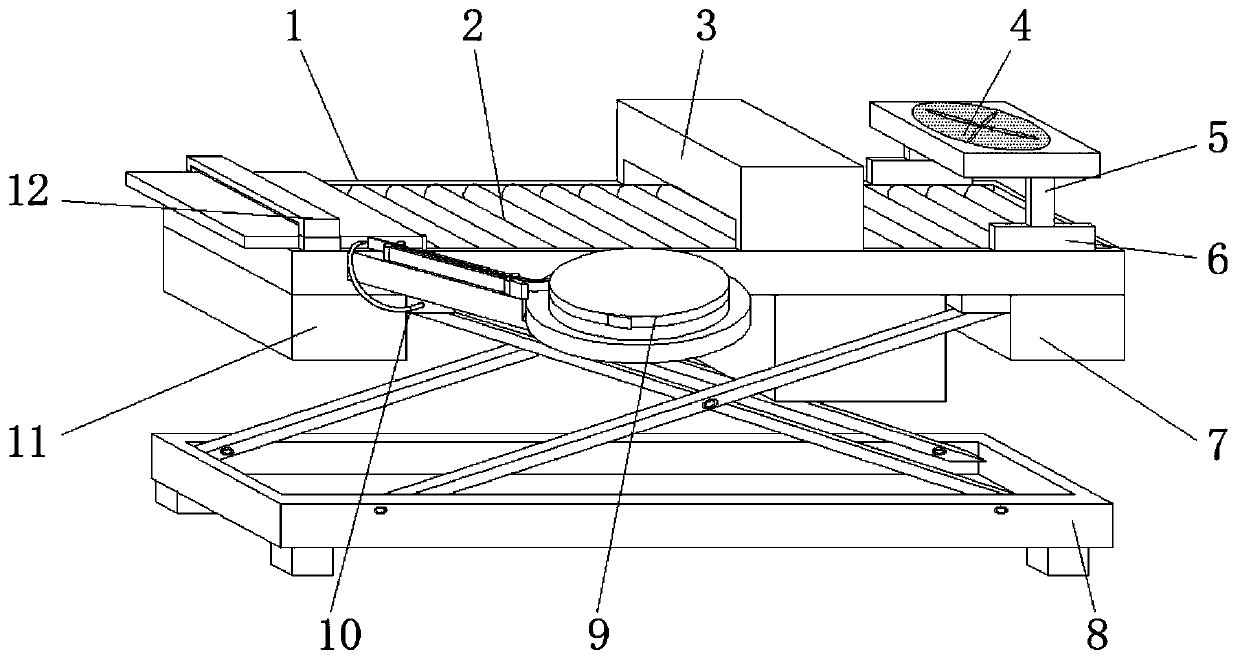 Environment-friendly furniture plate edge bonding mechanism and edge bonding process thereof