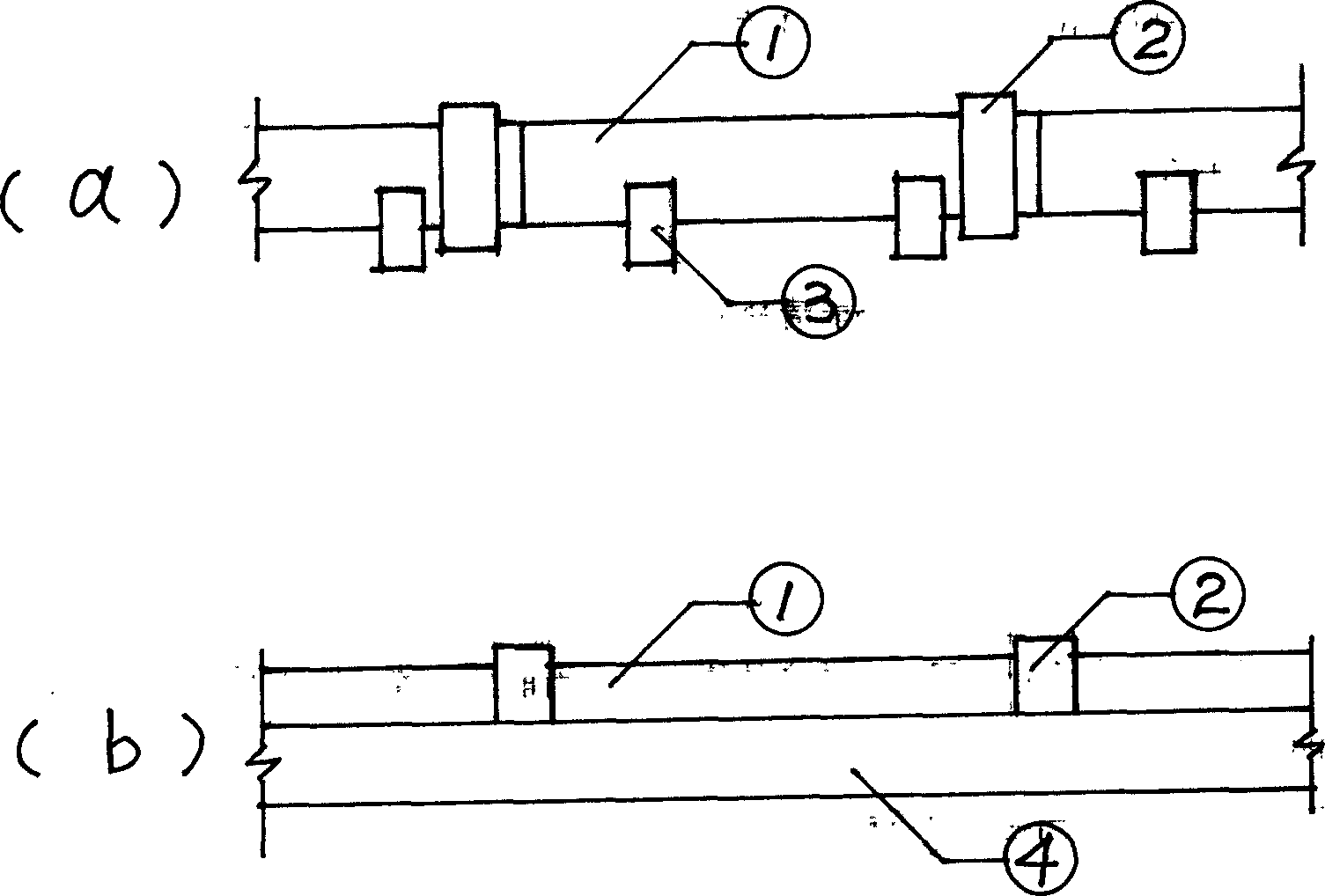 Foundation construction of precast concrete pipes