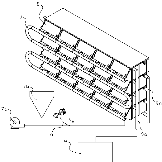 Intensive cultivation device with intelligent feed supply