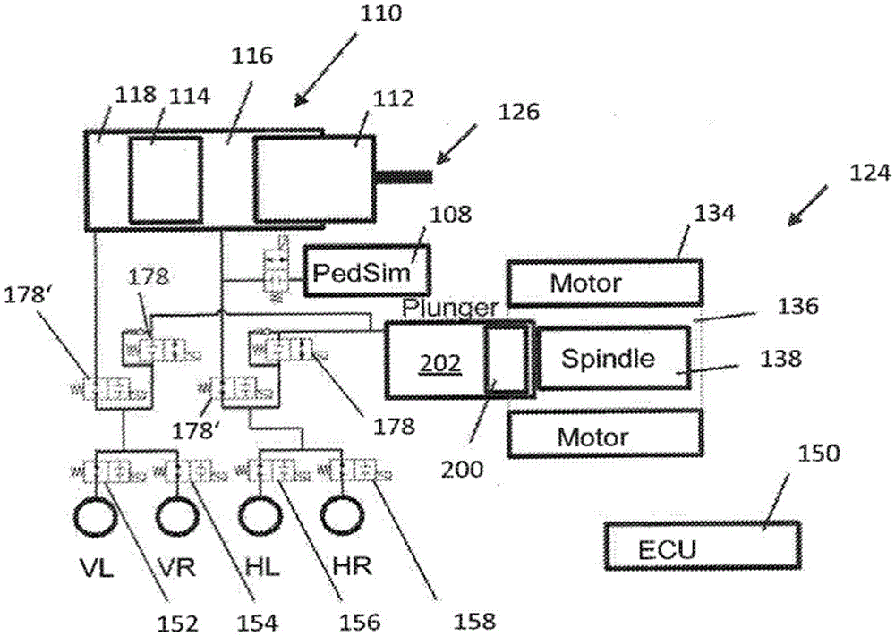 Control-by-wire hydraulic braking system and control method thereof