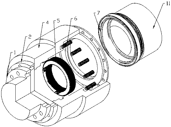 Torque transmission control device and using method thereof