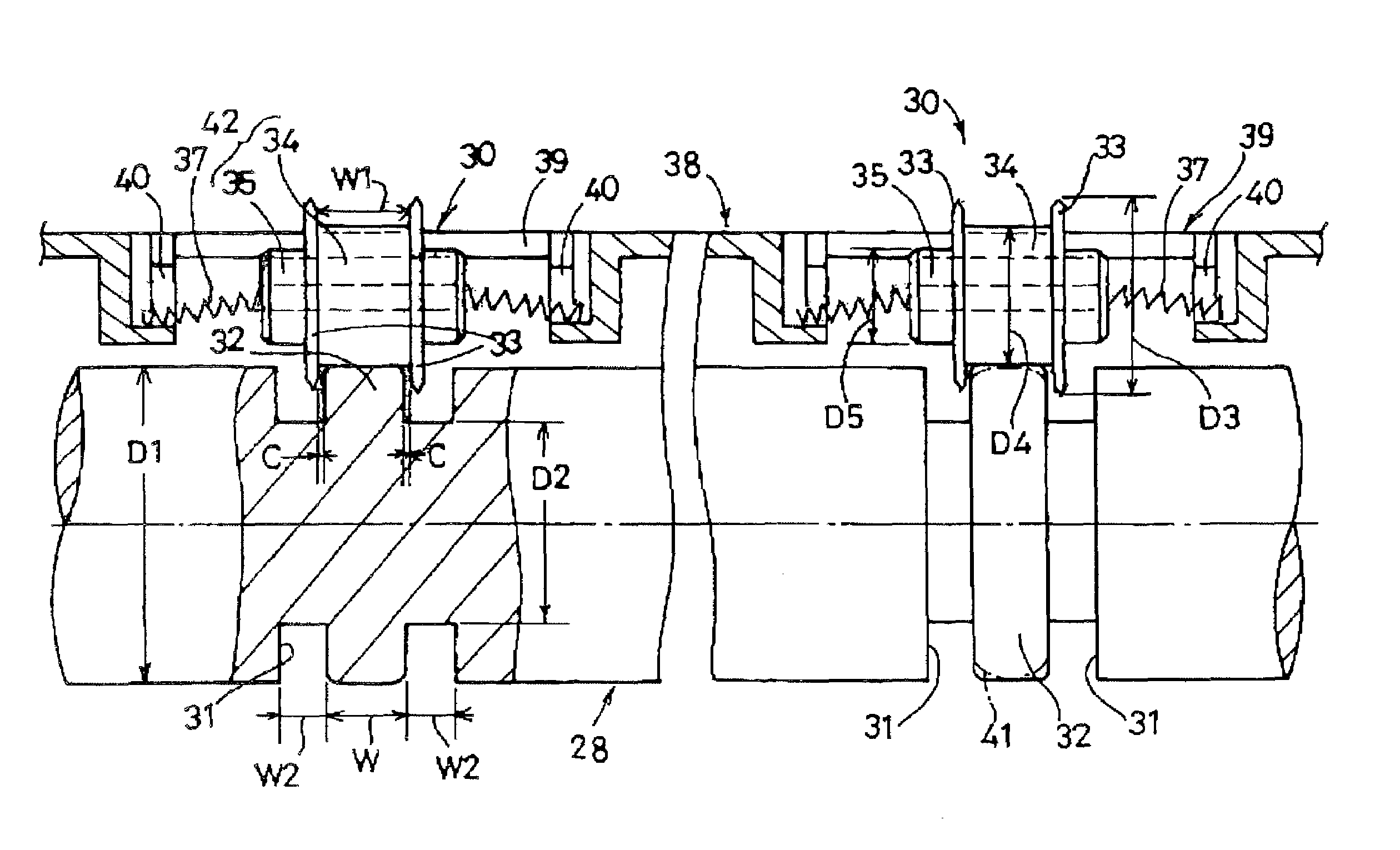 Feeding device and image recording apparatus equipped with the feeding device