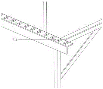 Steel reinforcement framework colligation bracket and steel reinforcement colligation construction method