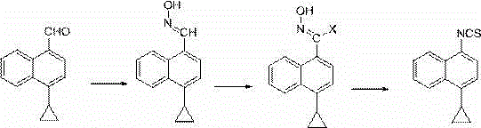 A method for synthesizing 4-(4-cyclopropylnaphthalen-1-yl)-1H-1,2,4-triazole-5(4H)-thione