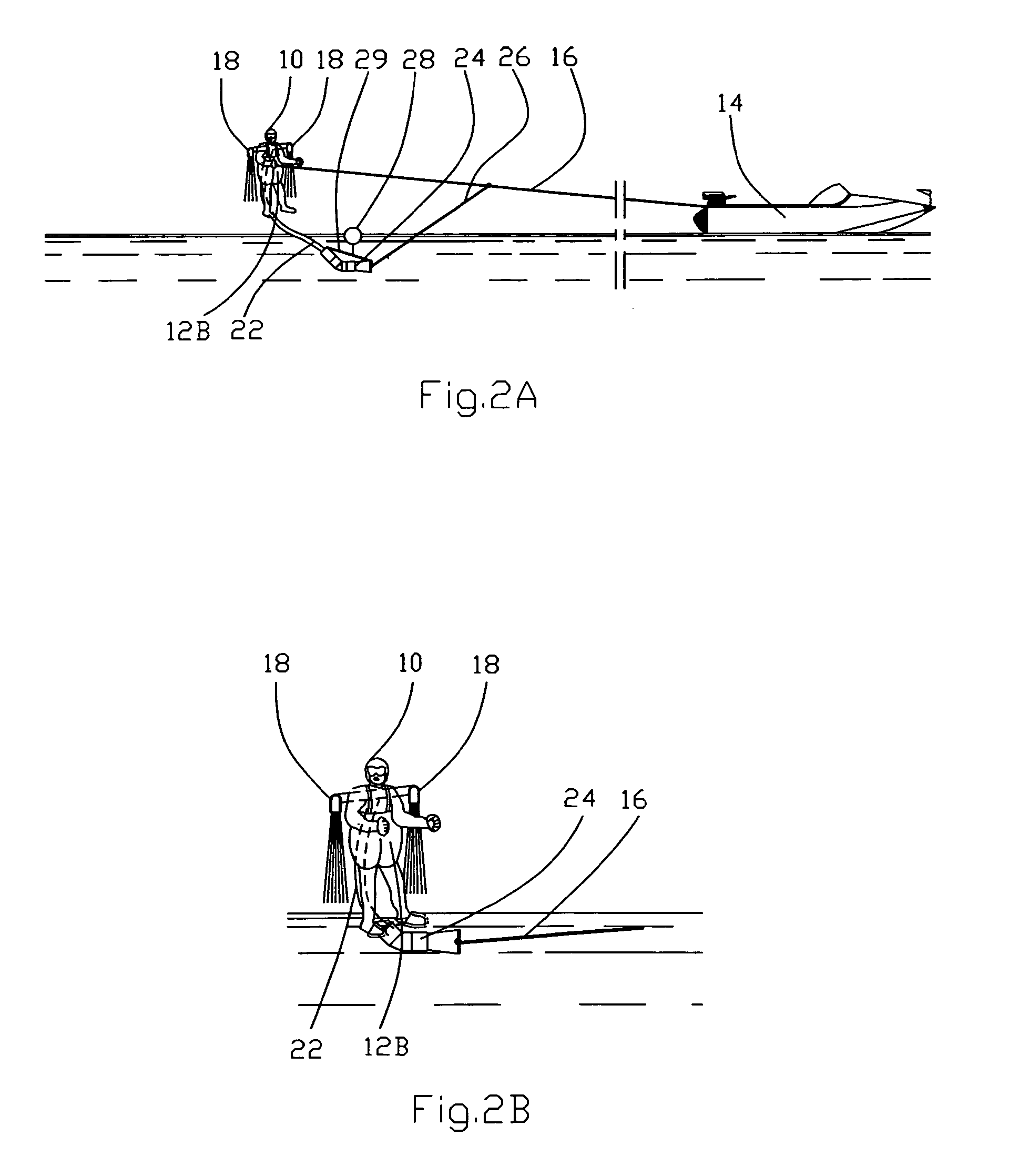 Personal flying water jet apparatus