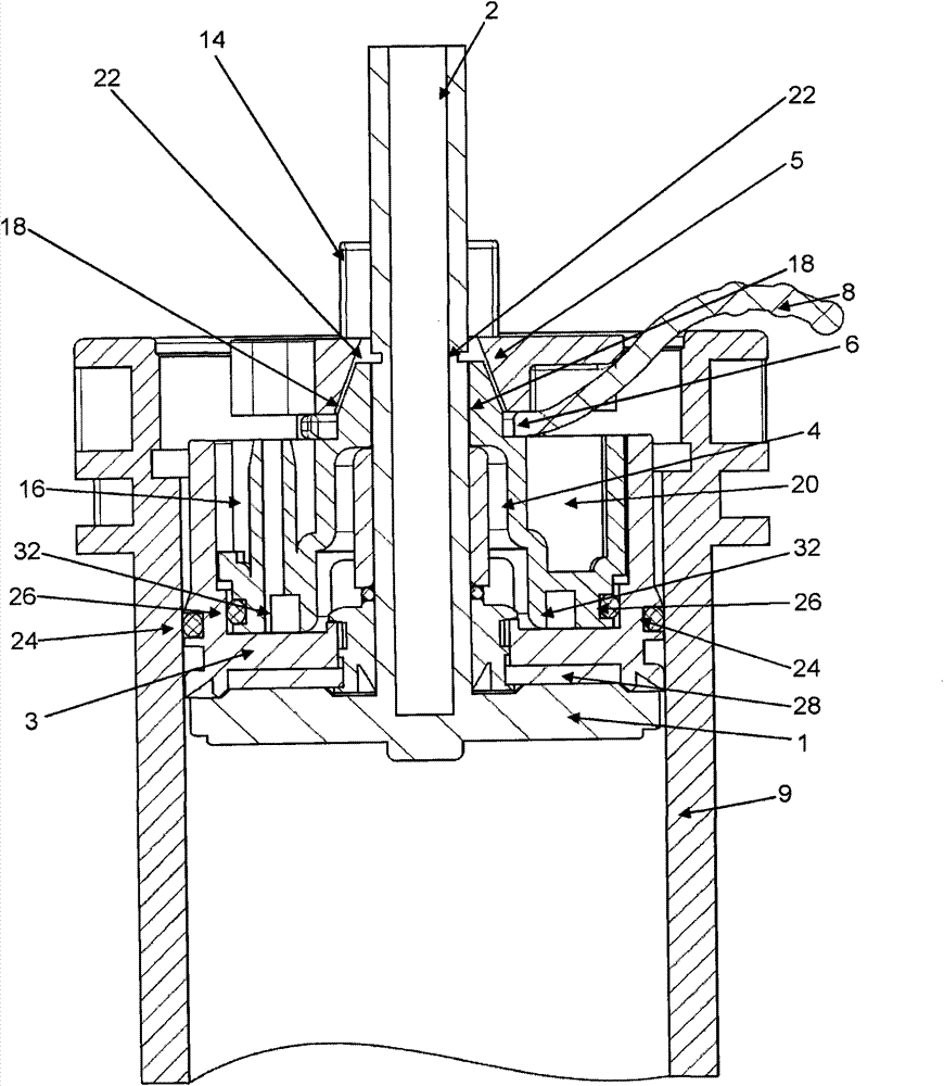 Device for mixing and dispensing a pasty mass