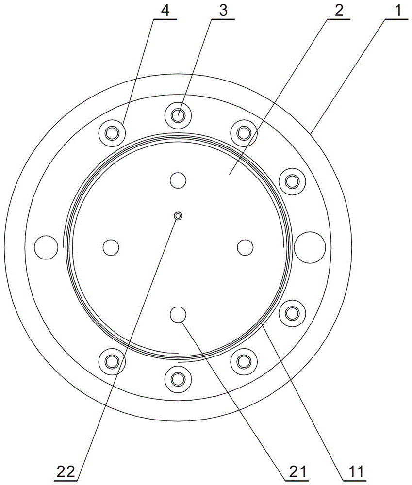 Round twist pin connector