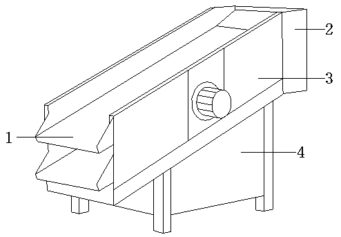 Screening device for selenium-rich rice