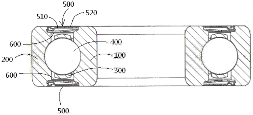 A bearing whose resistance value can be changed