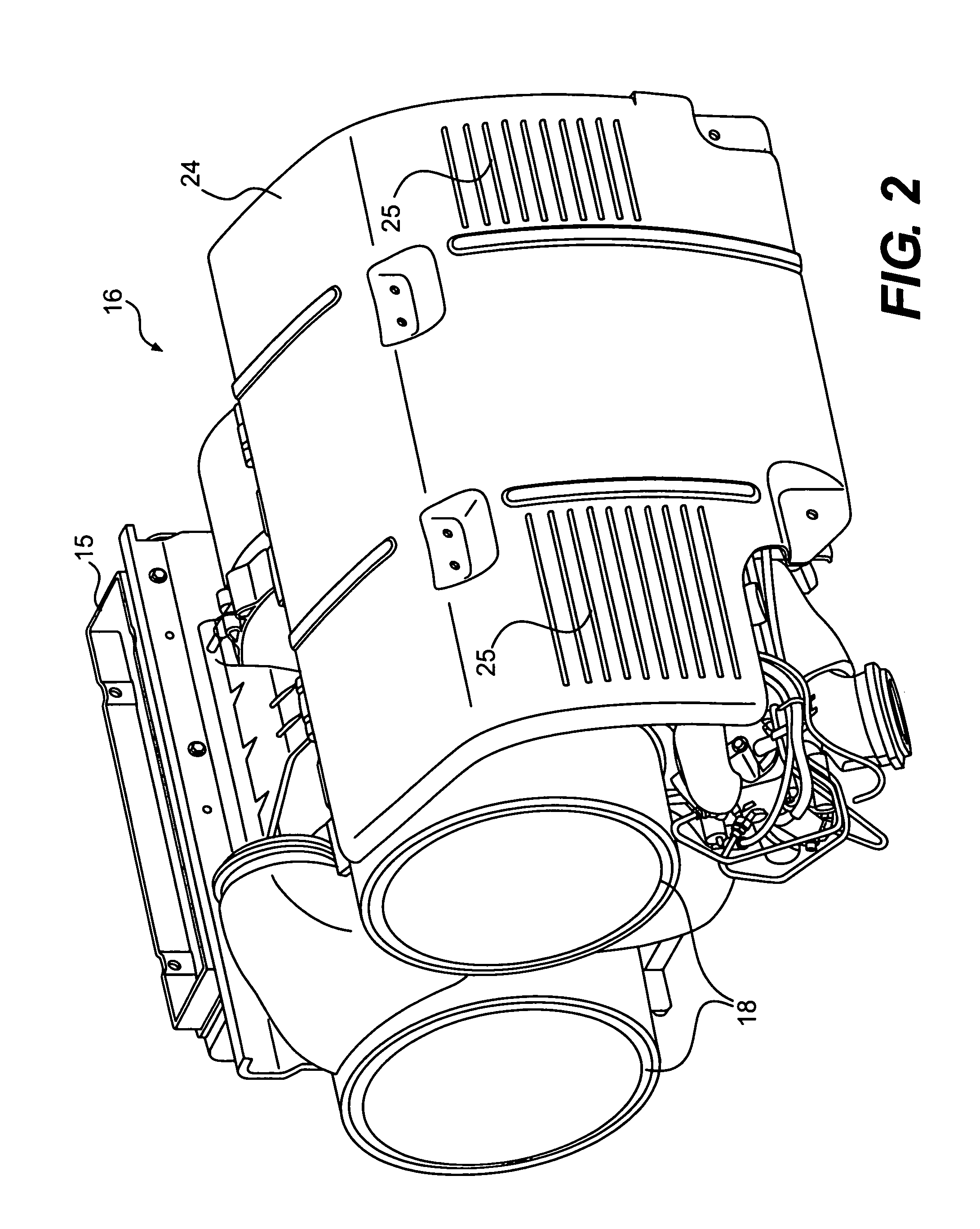 Exhaust system device with mounting bracket