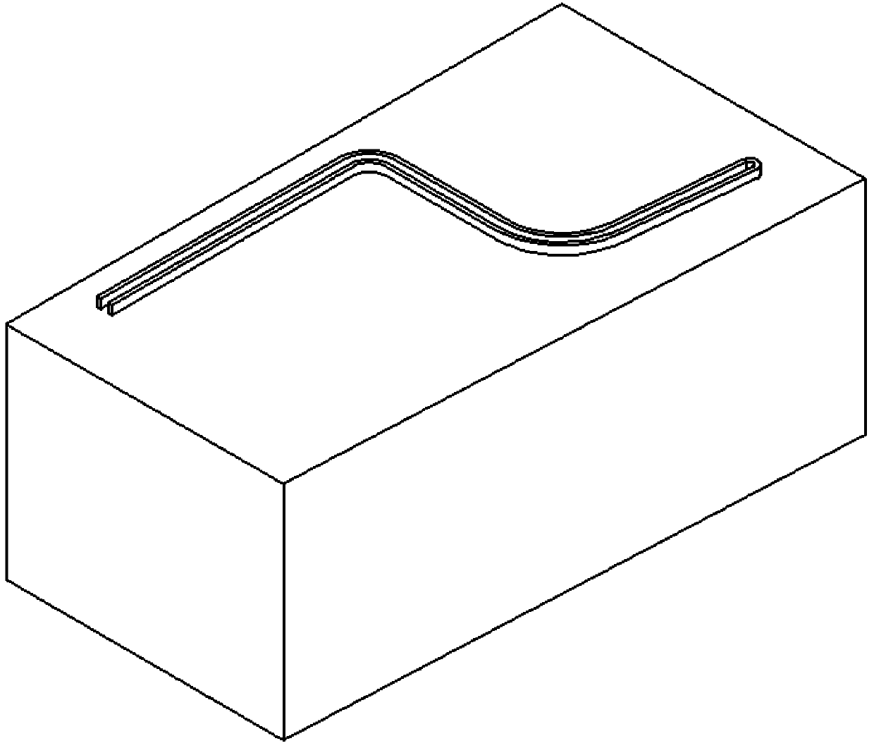 A Concrete Dam Distributed Temperature Measuring Optical Fiber Twin-strand "Z-shaped" Concrete Buried Construction Method