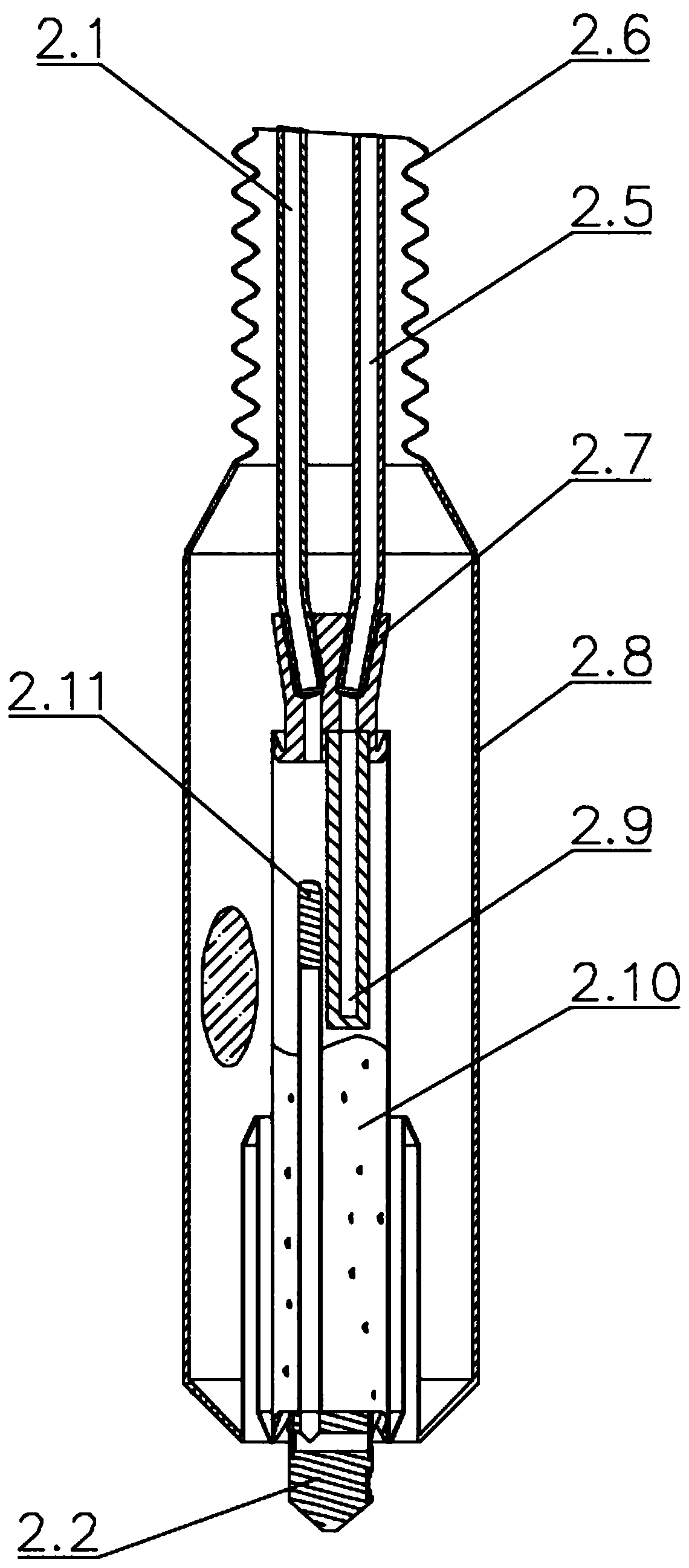 Contact type liquid nitrogen cryotherapy device