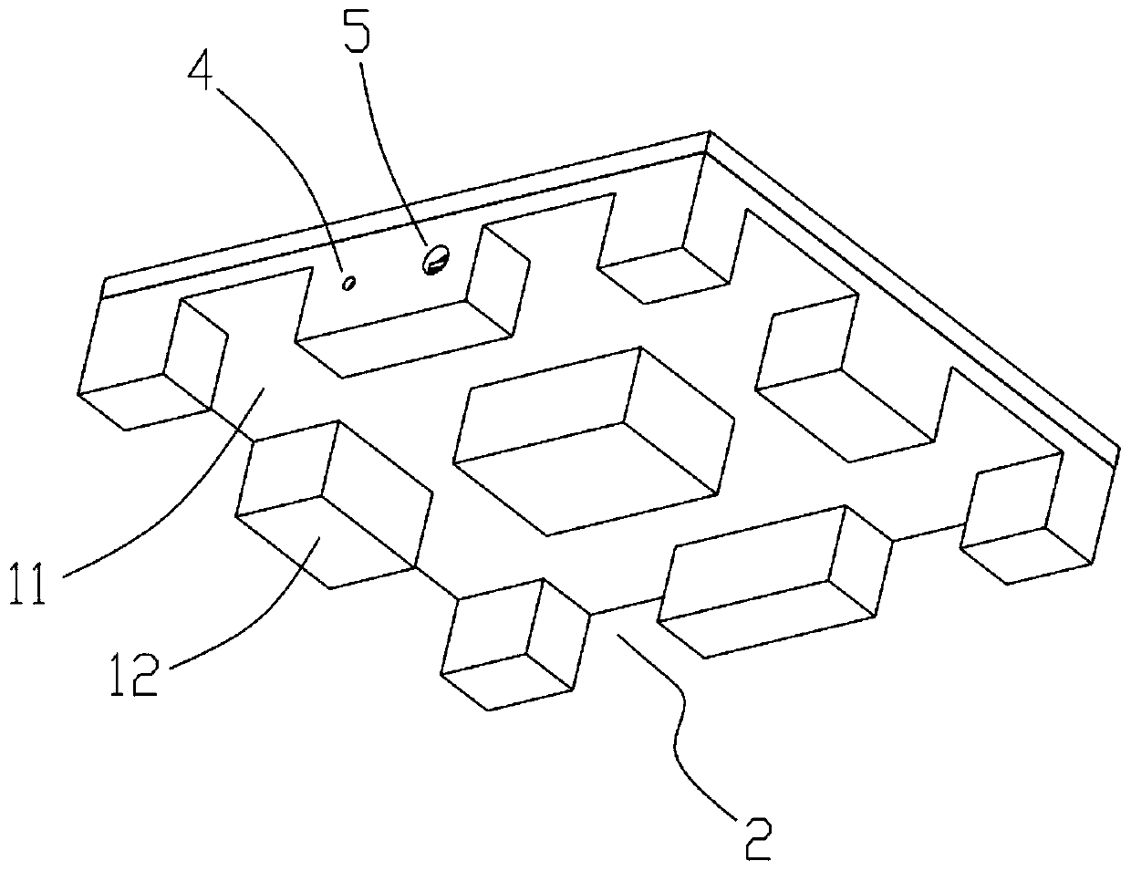 Air cushion tray