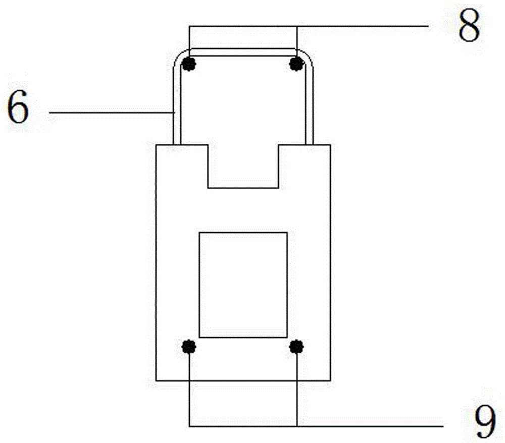 Assembling-type beam-column joint connection structure for concrete special-shaped column frame