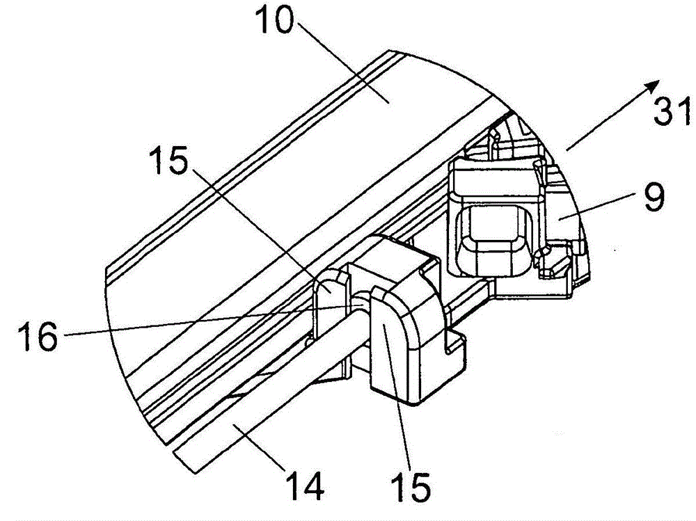 Damping device for movable furniture parts