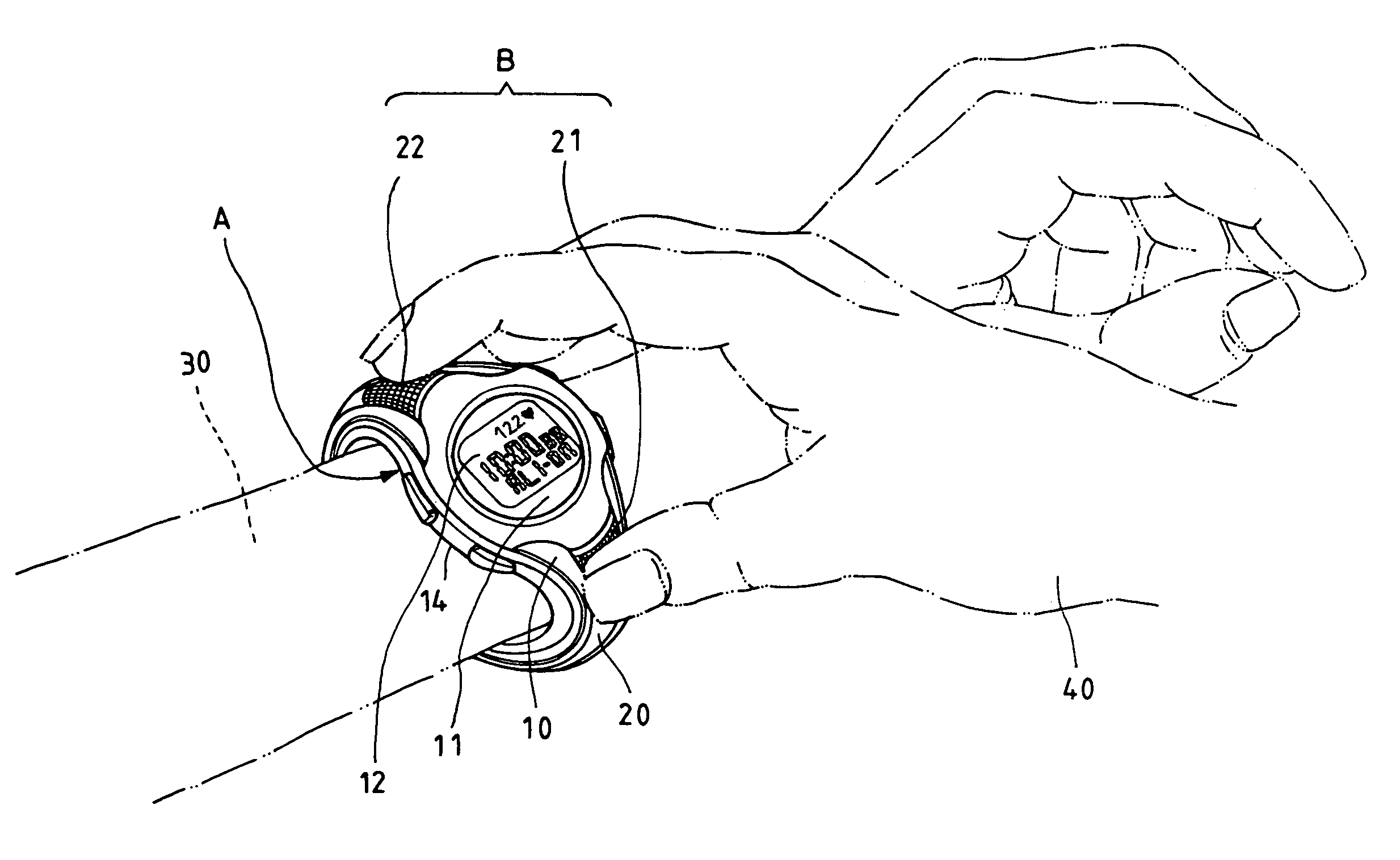 Wristwatch with the function of sensing heart pulses