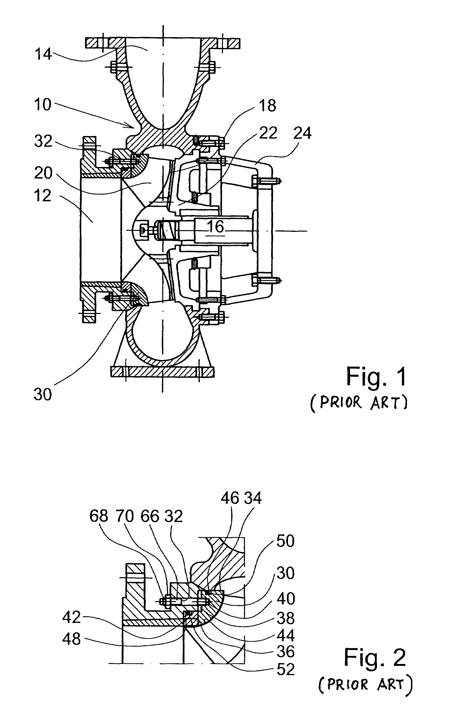 Sealing arrangement for the attachment of a side plate of a centrifugal pump and an attachment screw used therewith