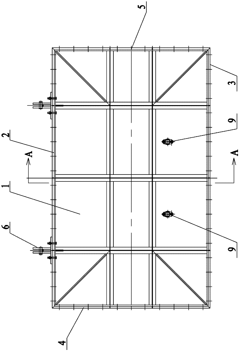 Lifting furnace door with multiple peepholes