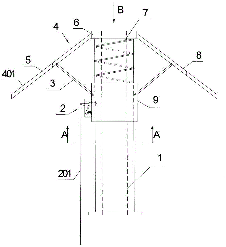 Recoverable side slope anchor rod grout stop device