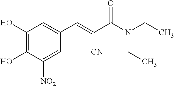 Pharmaceutical compositions of entacapone co-micronized with sugar alcohols
