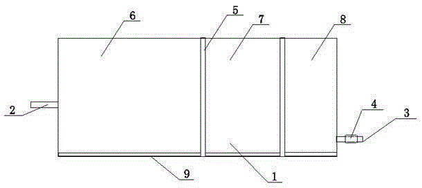 Large-water surface water tank type intensive culturing method