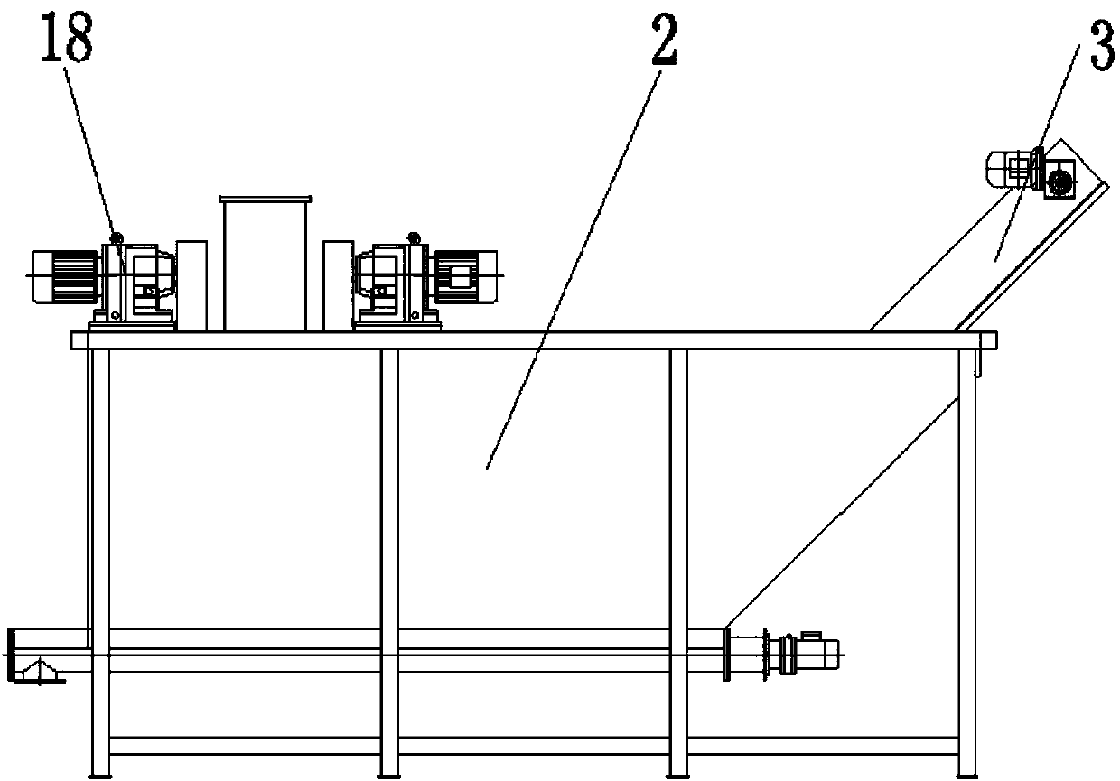 Recovery and shredding processing equipment for waste lithium battery and processing technology thereof