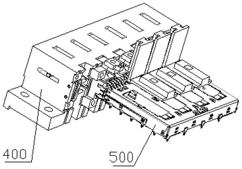 A charging pile main controller assembly device