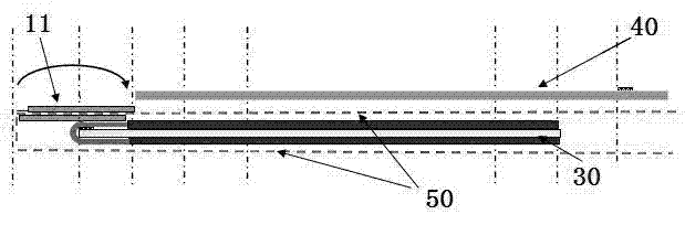 Square lithium-ferrous disulfide battery and its preparation method