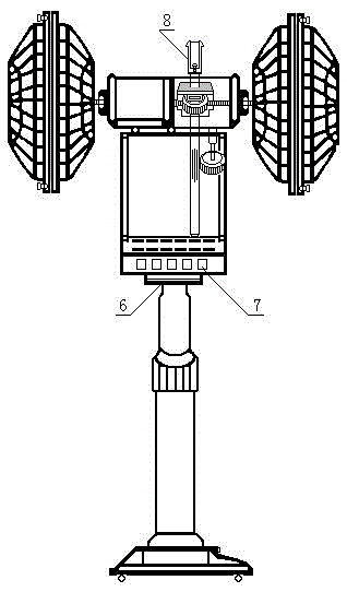 Multi-blade electric fan with air purification device and manufacturing method thereof